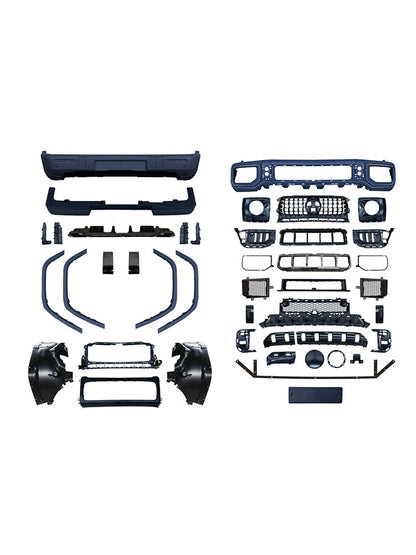 Kit carrozzeria e paraurti in stile AMG per Mercedes Benz W464 (modelli 2019-2023), compatibile con modelli W465 e G63 (modelli 2013-2023).