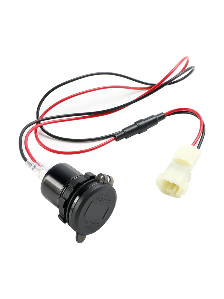 Caricabatterie da presa 12V USB+C tipo Quick Fits per Honda NX400 2024