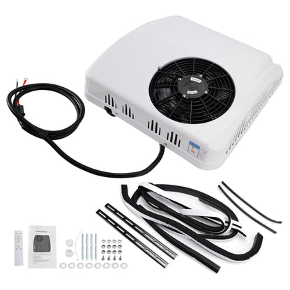 Condizionatore d'aria per camper a pompa di calore da 24 V, unità senza canalizzazione, riscaldamento/raffreddamento per camper e roulotte.