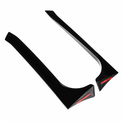 Spoiler laterali per lunotto posteriore nero lucido per VW Golf MK6 GTI 2008-2013