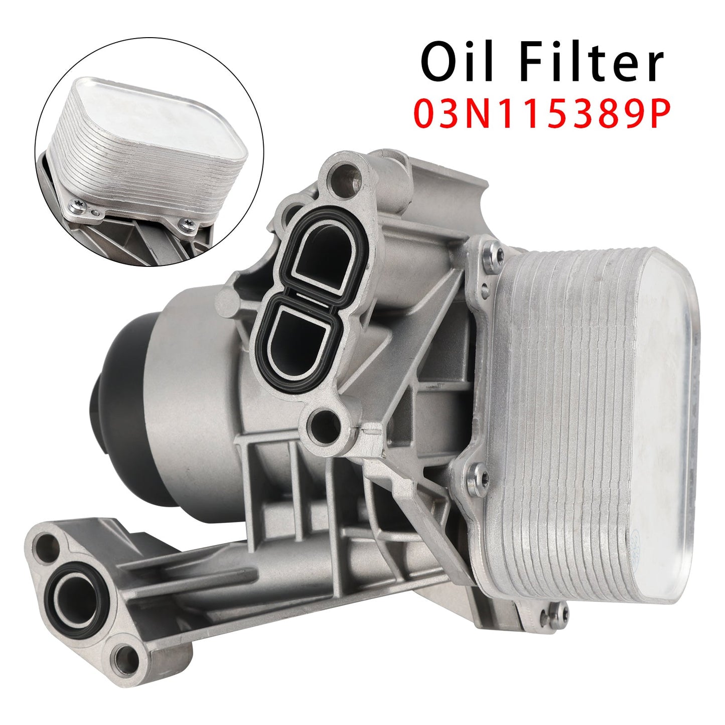 03N115389P Alloggiamento filtro olio Radiatore olio per VW Multivan VI Transporter T6