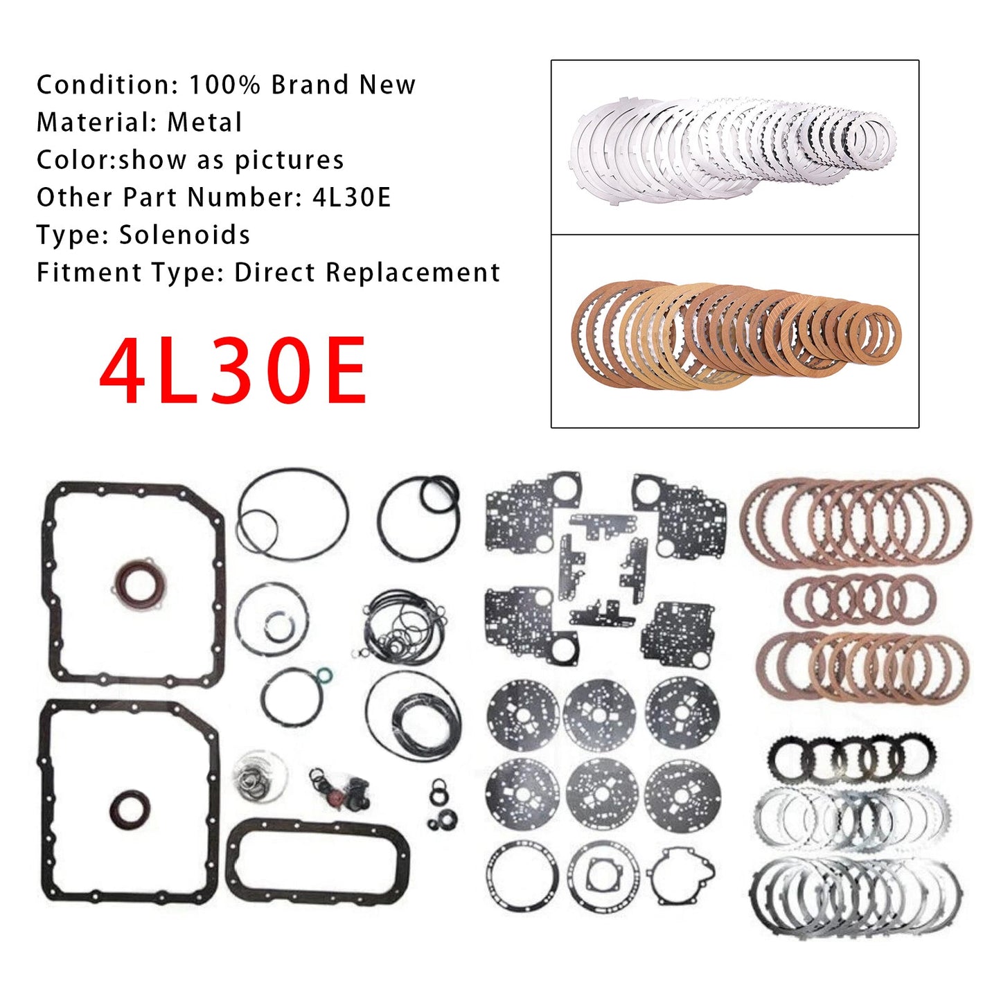 Kit di ricostruzione della trasmissione automatica Isuzu Rodeo 4L30E 1992-2004