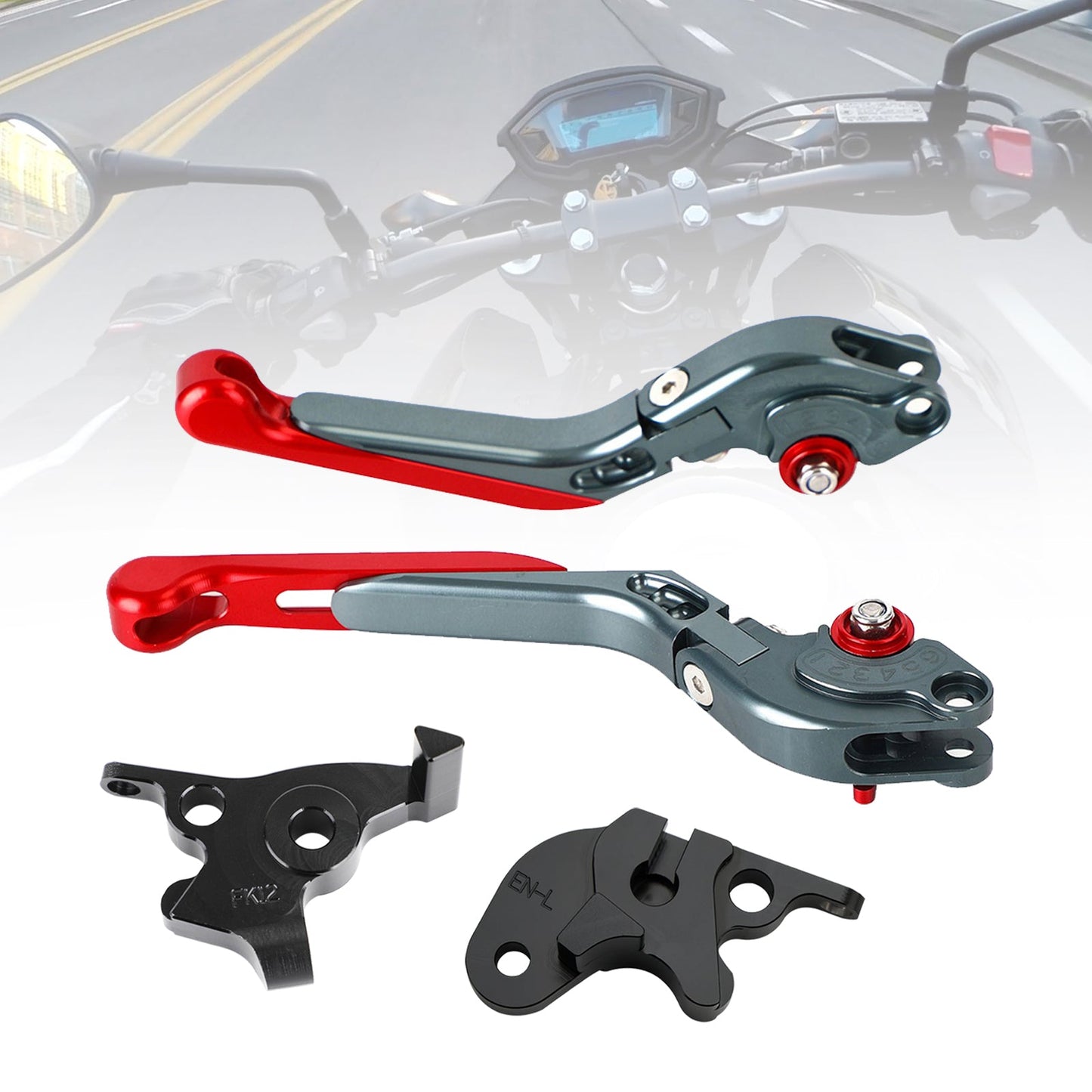 Leva freno frizione regolabile adatta per CFMOTO 250NK ABS 150NK 2019-2021