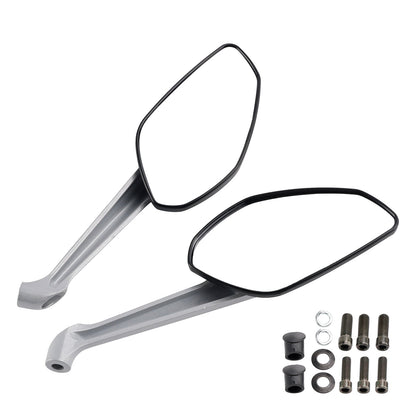 COPPIA SPECCHIETTI RETROVISORI NERI PER DUCATI MONSTER 797 821 STRIPES 1200 S 2014-2017