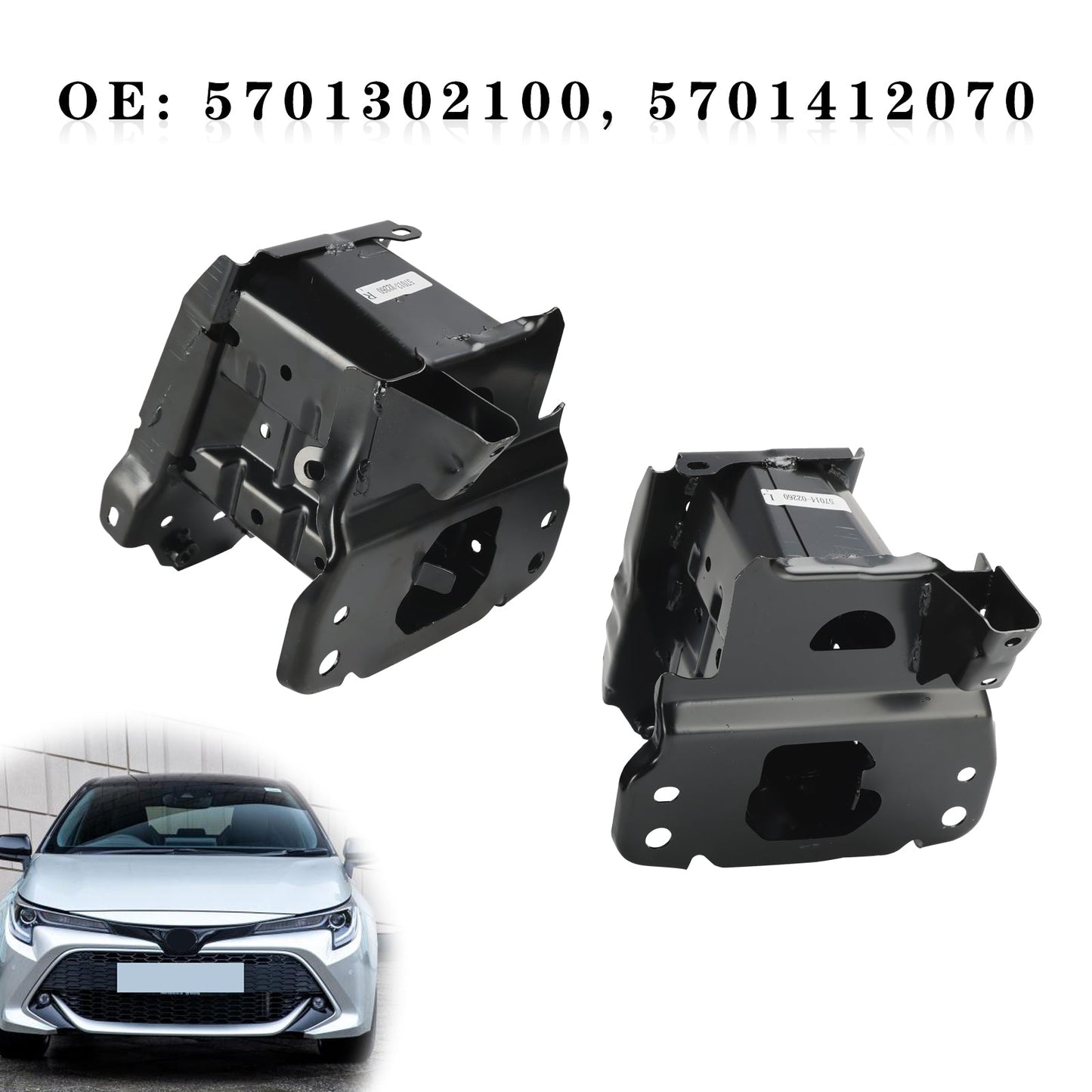 Set staffe paraurti Toyota Corolla Hybrid, SE Apex, XSE Apex 2021-2022 5701302100 5701412070