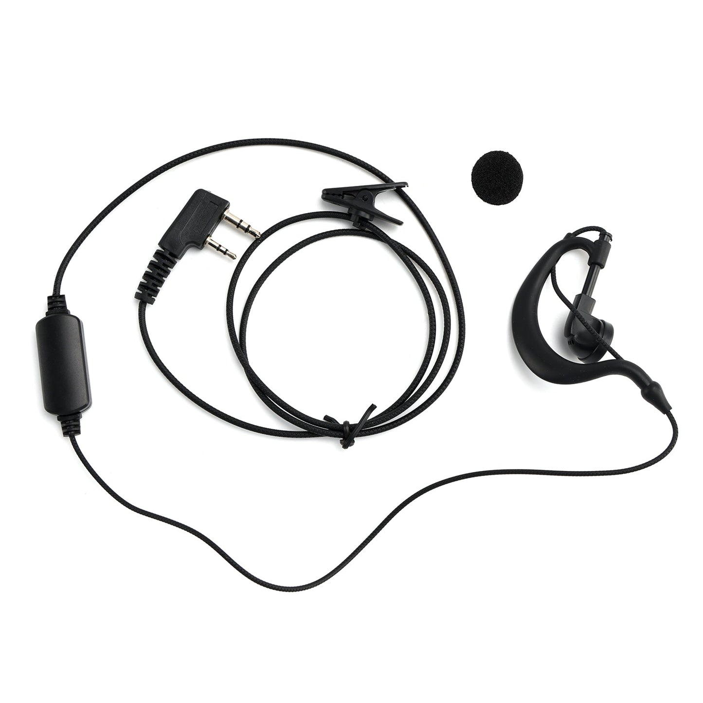 K-031 Cuffie con gancio auricolare con filo di pressione per TK-208 TH-D7 RPU416A KG-UVD1 TG-K4AT