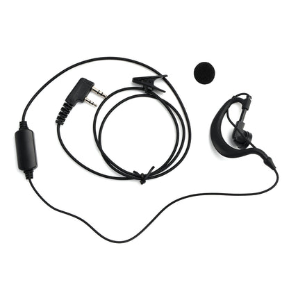 K-031 Cuffie con gancio auricolare con filo di pressione per TK-208 TH-D7 RPU416A KG-UVD1 TG-K4AT
