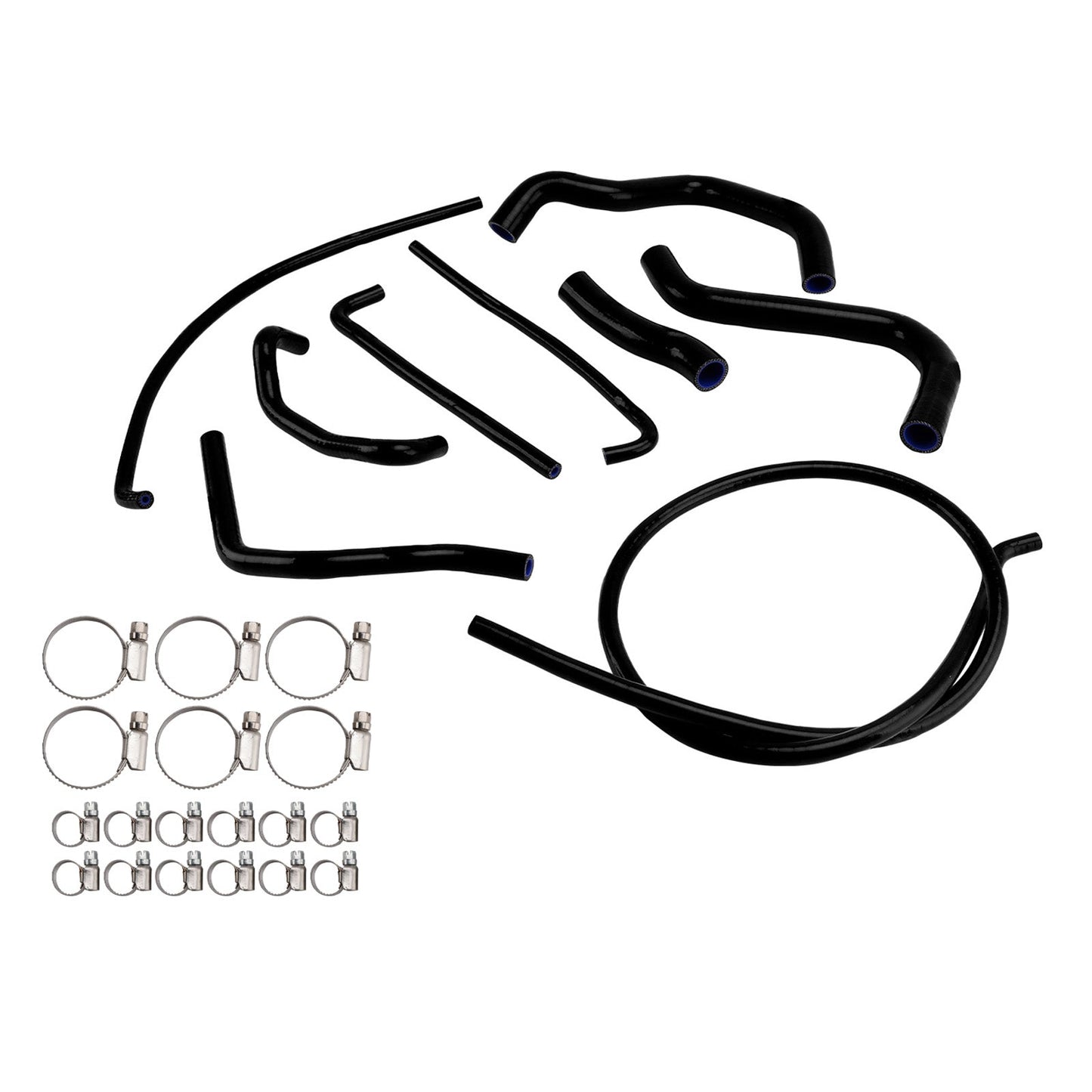Kit di tubi flessibili in silicone per il liquido di raffreddamento del radiatore per Suzuki GSX-S750/Z 2017-2025