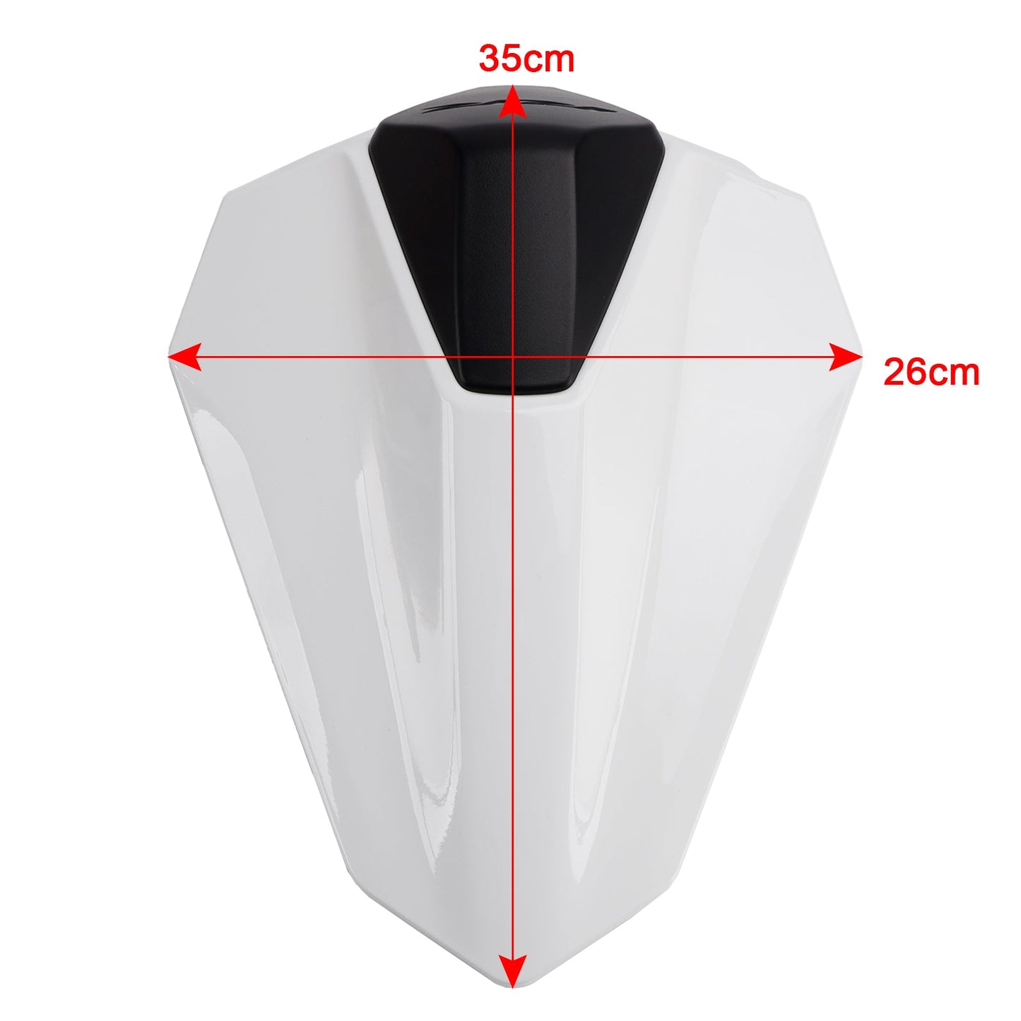 Carenatura per sedile passeggero posteriore in ABS bianco perla per Honda CBR250RR 2023-2024