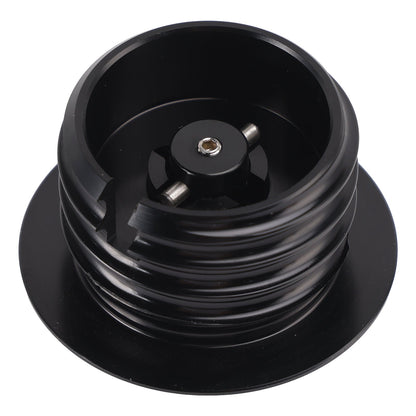 Tappo serbatoio a scomparsa ventilato nero per Softail Low Rider Dyna Sport Super Glide