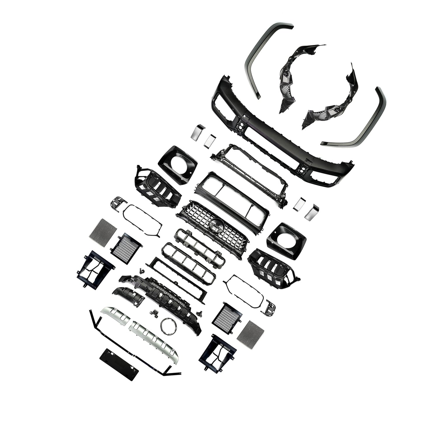 Kit carrozzeria e paraurti in stile G63 AMG per Mercedes Benz Classe G W465 (modelli dal 2025 in poi).