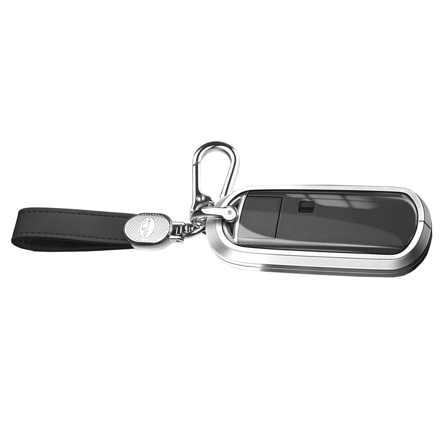 Custodia per chiave auto in TPU argentato in lega di alluminio con fibbia per Mazda CX-4 CX-5