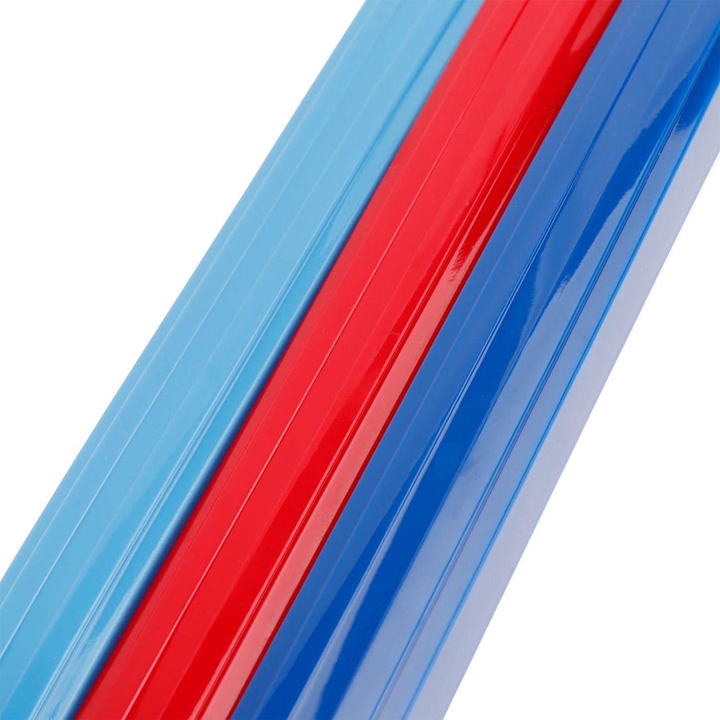 Clip per inserti griglia anteriore a doppio rene in ABS tricolore BMW Serie 7 2023-2025