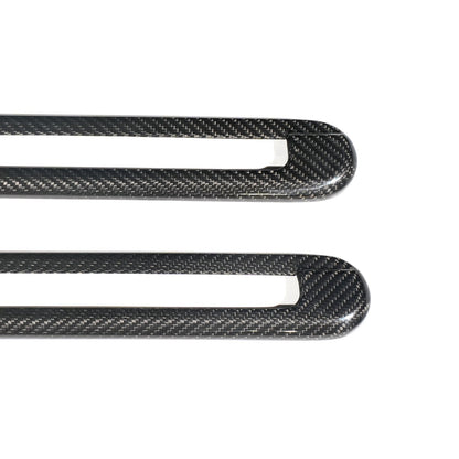 Cornice di finitura per bocchetta d'aria laterale posteriore in fibra di carbonio per Mercedes-Benz Classe G G63 G550 (modelli dal 2025 in poi).