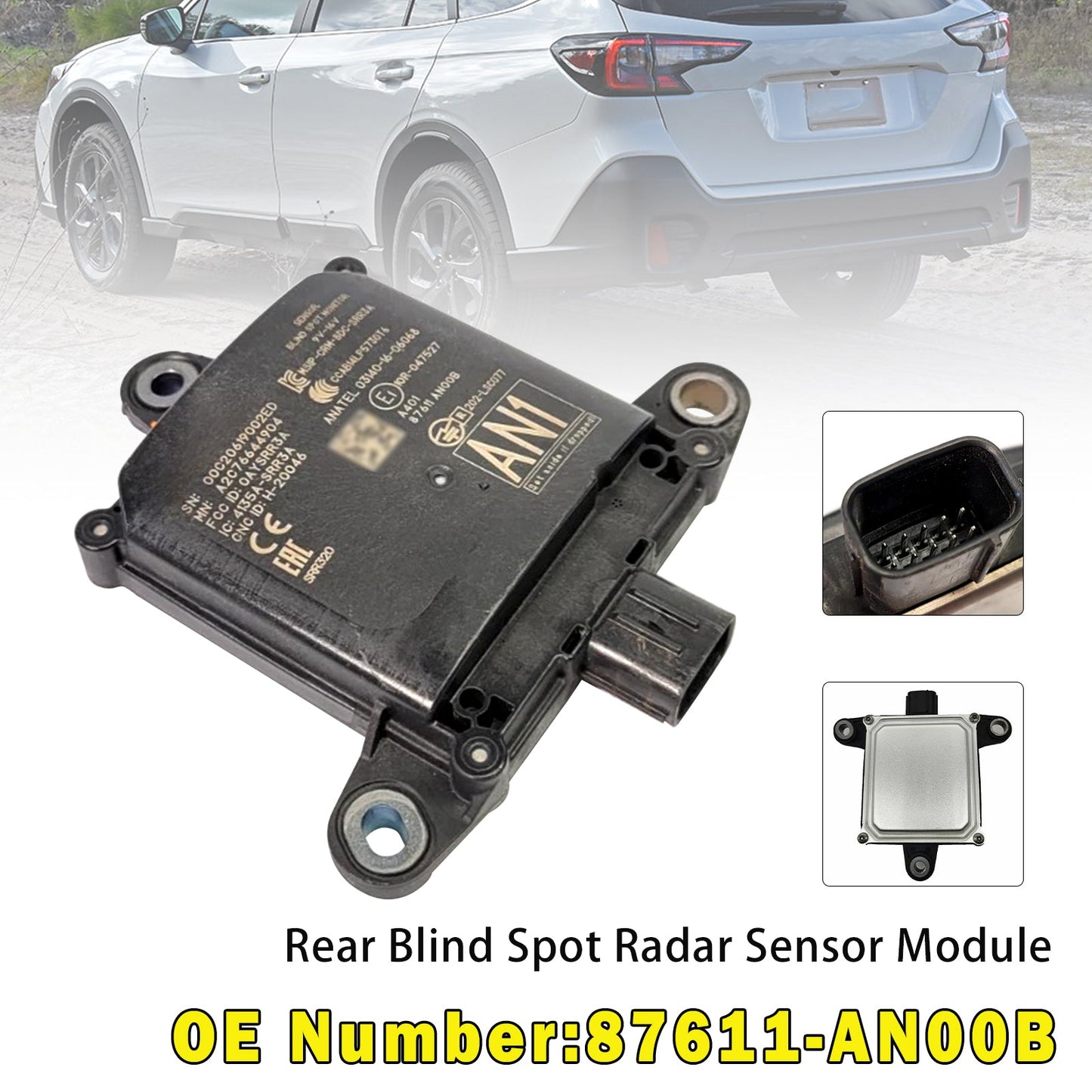 Modulo sensore radar per angolo cieco posteriore per Subaru Legacy Outback 2020-2024 87611-AN00B