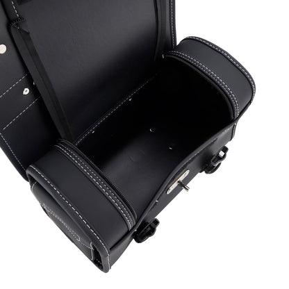 Borsa laterale universale per borse laterali, per moto, colore nero