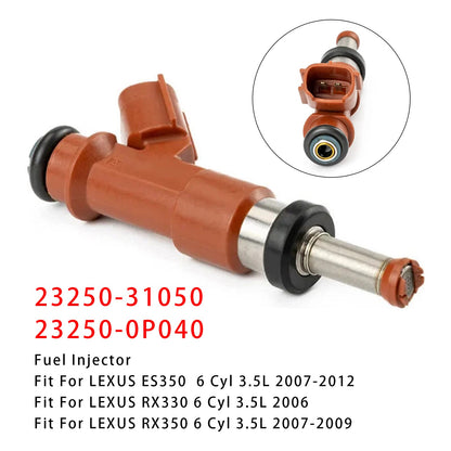 1 pz iniettore carburante per Toyota Camry Sienna Lexus RX350 3.5L V6 07-15 23250-31050