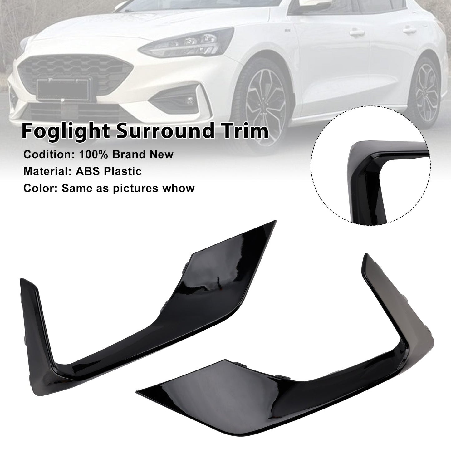 Griglia di finitura per fendinebbia Ford Focus ST + ST Line MK4 2018-2021