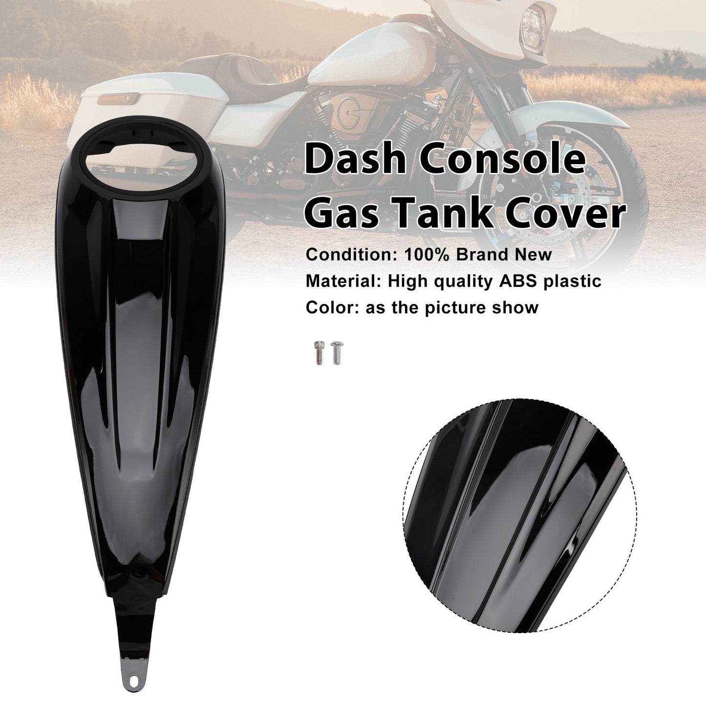 Copertura del serbatoio del carburante per console del cruscotto per Touring Road Glide / Street Glide 2023-2025