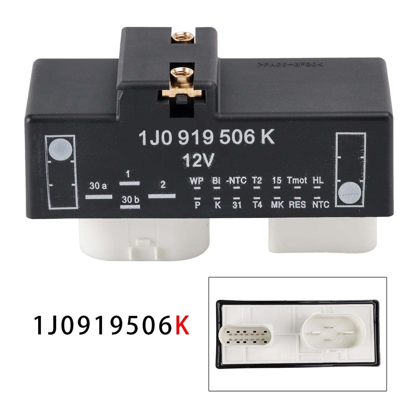 Modulo di controllo della ventola del radiatore per VW Golf IV New Beetle Audi TT A3 Seat 1J0919506K