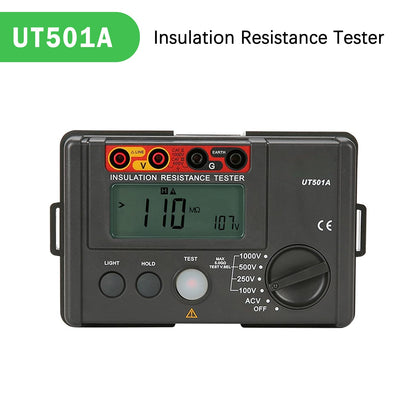 Megohmmetro digitale UT501A, tester di resistenza di isolamento, multimetro
