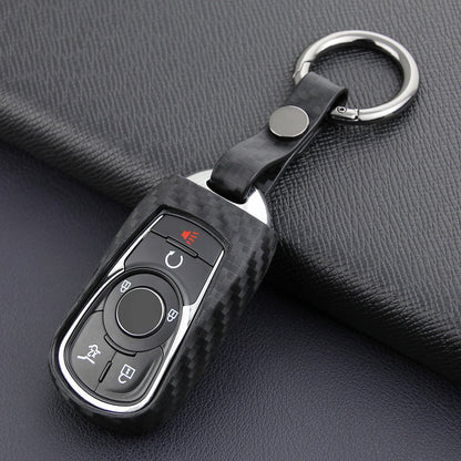Custodia in pelle e silicone per chiave auto con fibbia per Buick