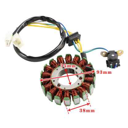 18 Bobina Statore Generatore K157FMI Per Suzuki GN125 GN 125 TU 125 TU 125 1994-1999