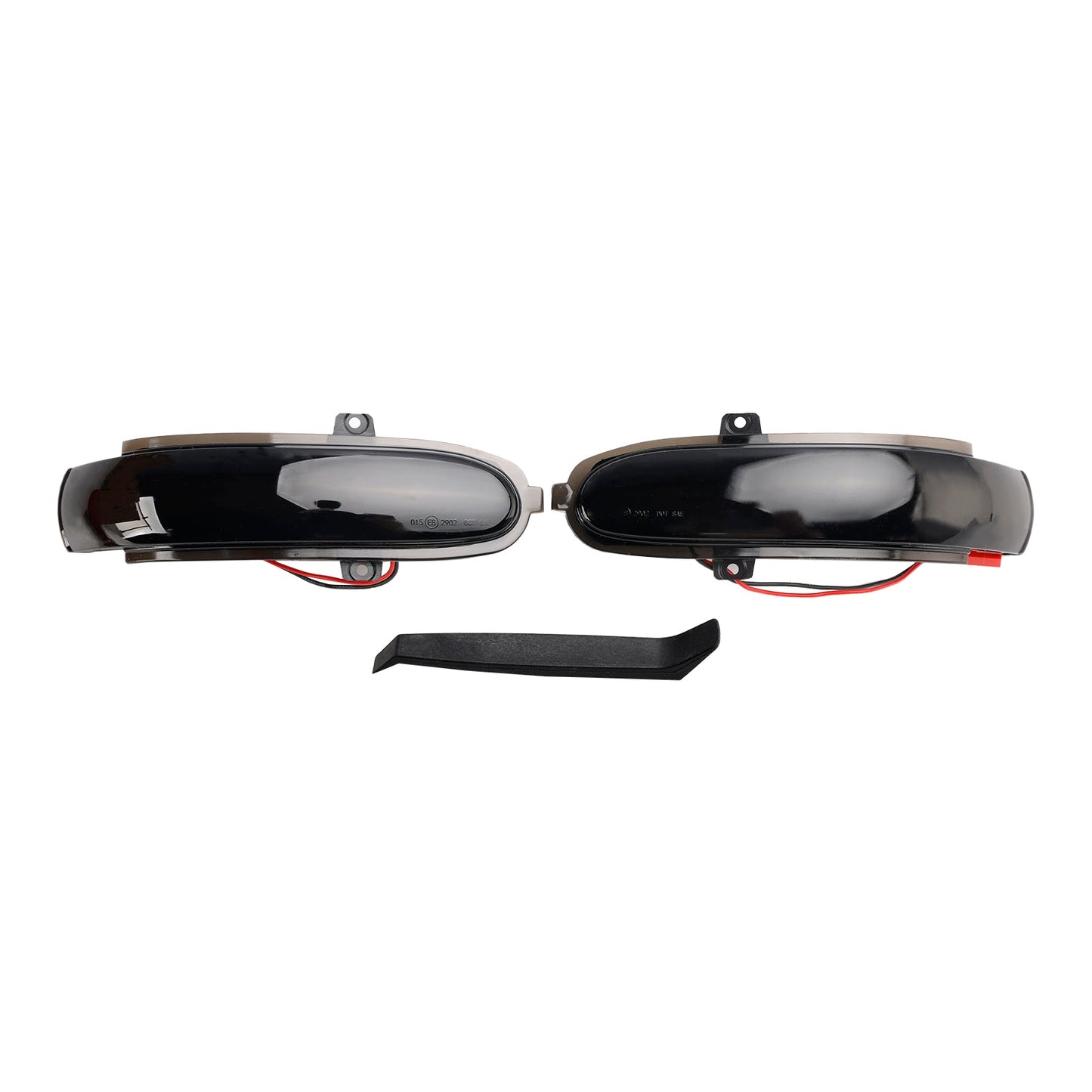Luce di direzione sequenziale a LED fumé per specchietto laterale per Mercedes-Benz C W203