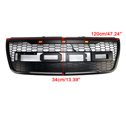 Griglia paraurti anteriore superiore grigia Ford Explorer 2012-2015 con luci