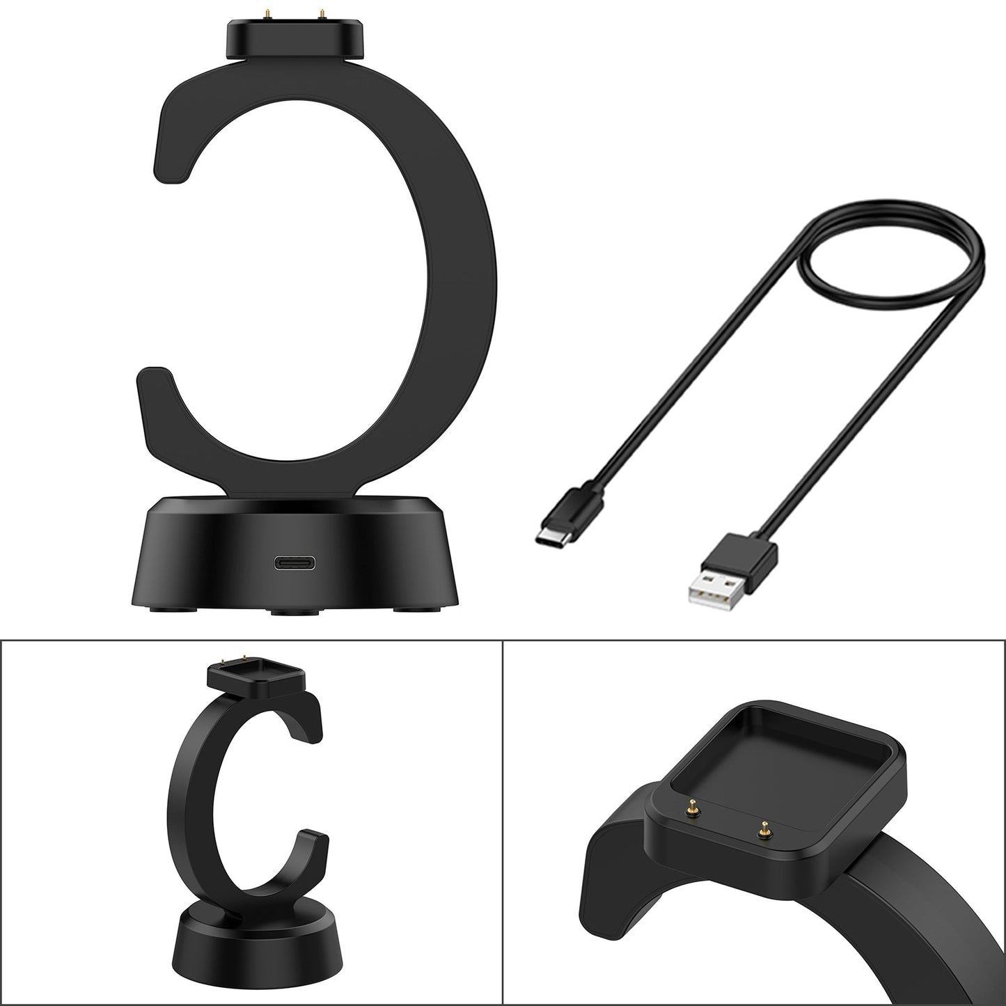 Stazione di ricarica a forma di C per Huawei Band 10/9/8/7/6
