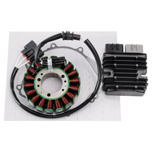 Regolatore dello statore raddrizzatore e guarnizione Yamaha YZF R1 2002-2003 5PW-81410-00 01 5JW-81960-00