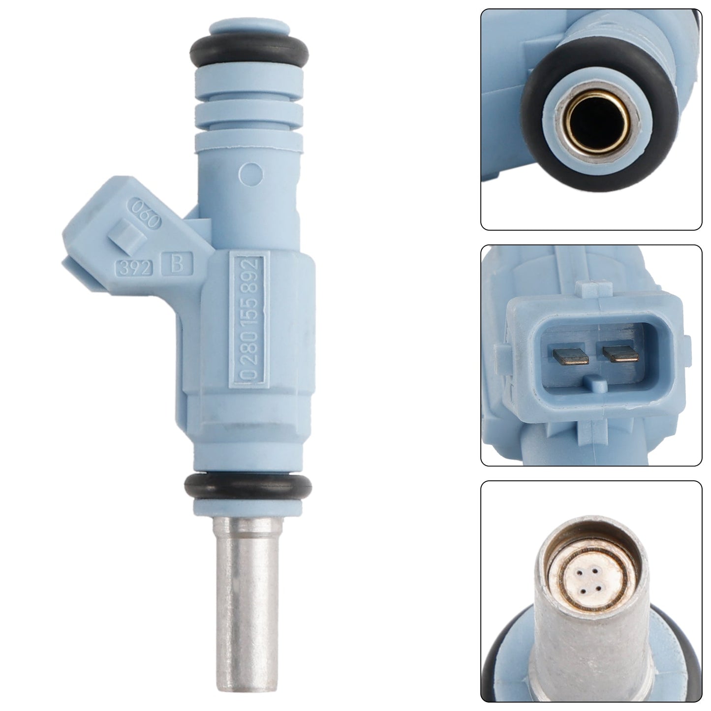 1 pz Iniettore carburante 0280155892 Adatto per Audi TT Quattro 1.5L 2000-2002 0280155893
