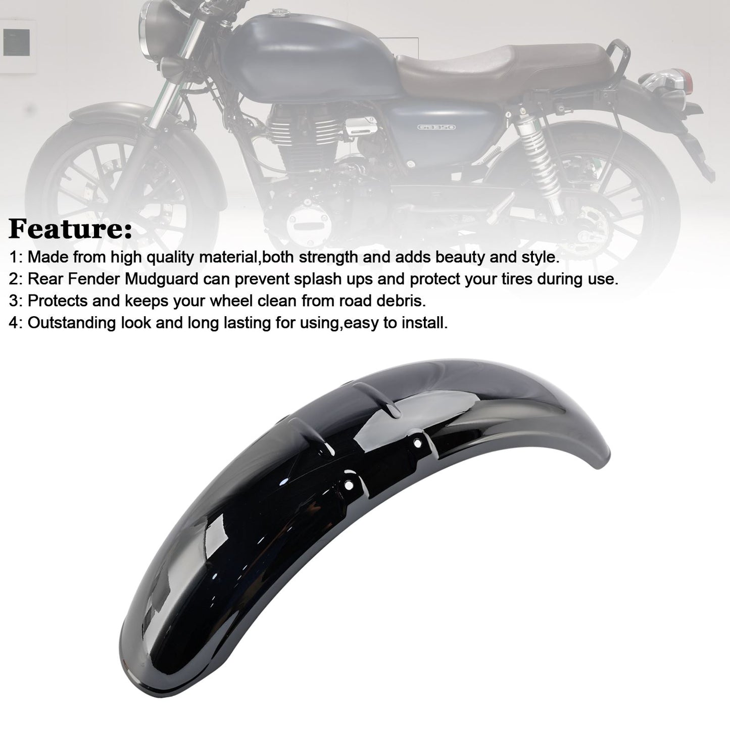Carenatura parafango anteriore per Honda GB350 2023-2024