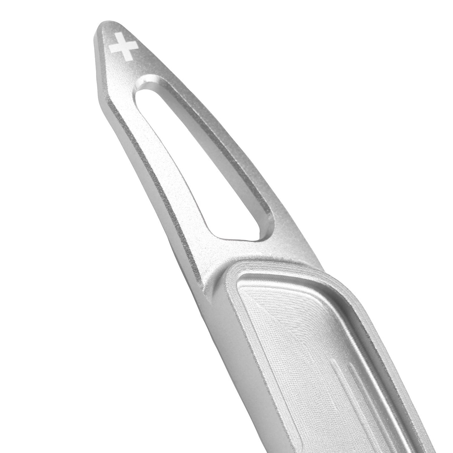 Palette del cambio al volante per Renault Arkana 2021-24 in alluminio color argento