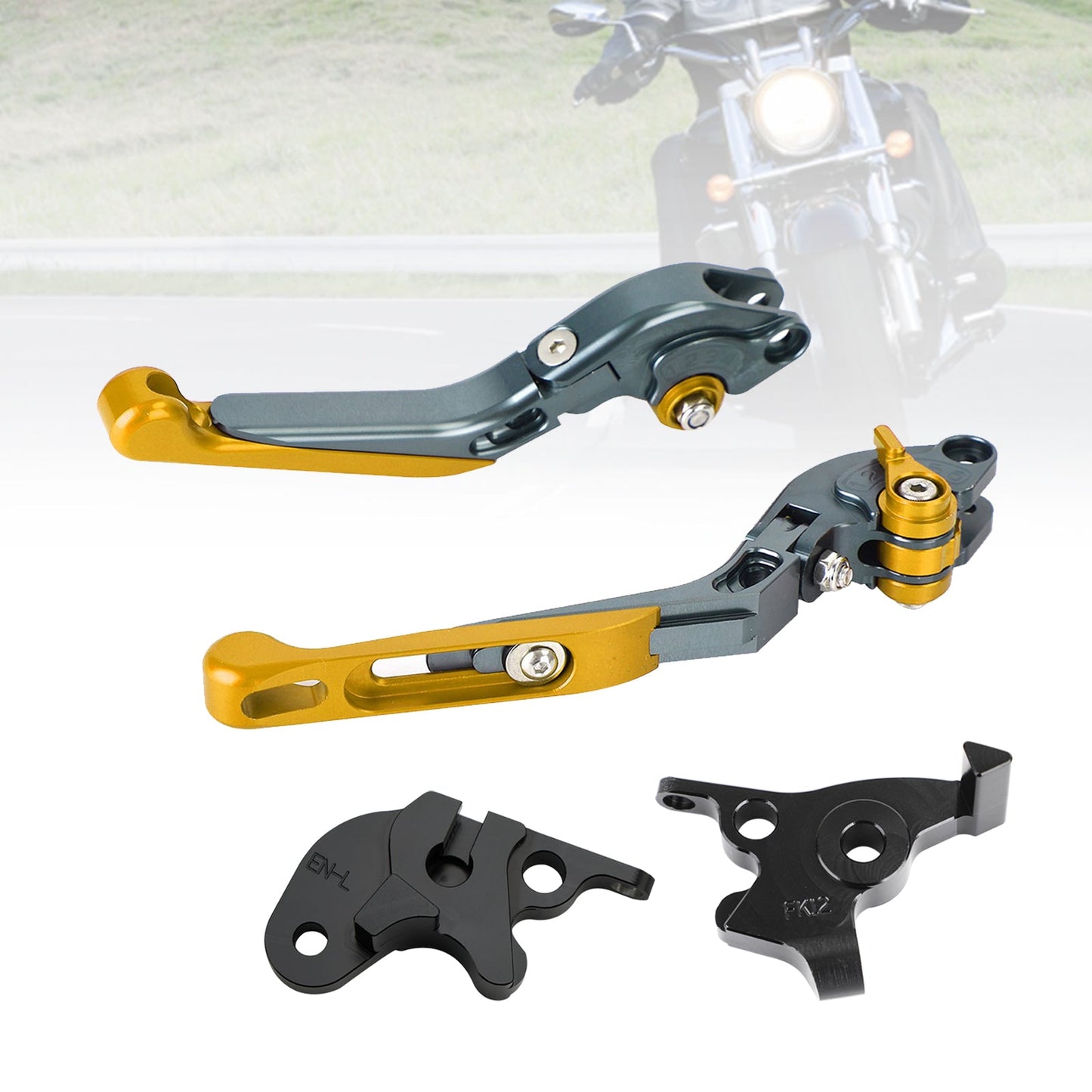 Leva freno frizione regolabile adatta per CFMOTO 250NK ABS 150NK 2019-2021