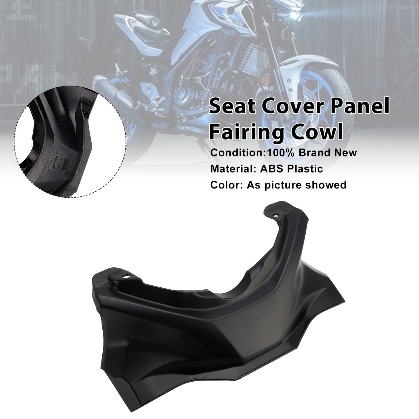 Pannello di copertura della sella Yamaha YZF-R3 R25 MT-03 2025-2026