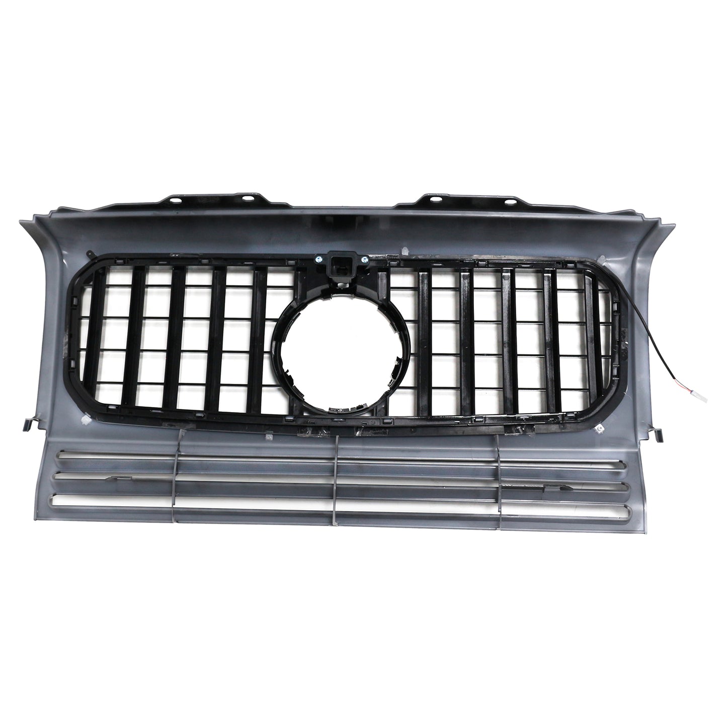 Per Mercedes Benz W463 1990-2018 con griglia per paraurti anteriore nera lucida a LED