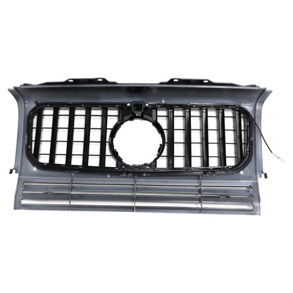 Per Mercedes Benz W463 1990-2018 con griglia per paraurti anteriore nera lucida a LED