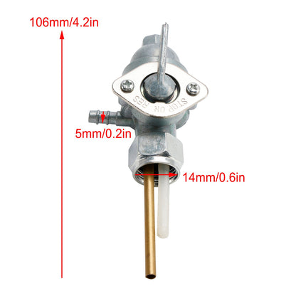 Rubinetto del carburante del serbatoio del gas Rubinetto adatto per Yamaha RS100 1975-76 YL2 100 1967-1970