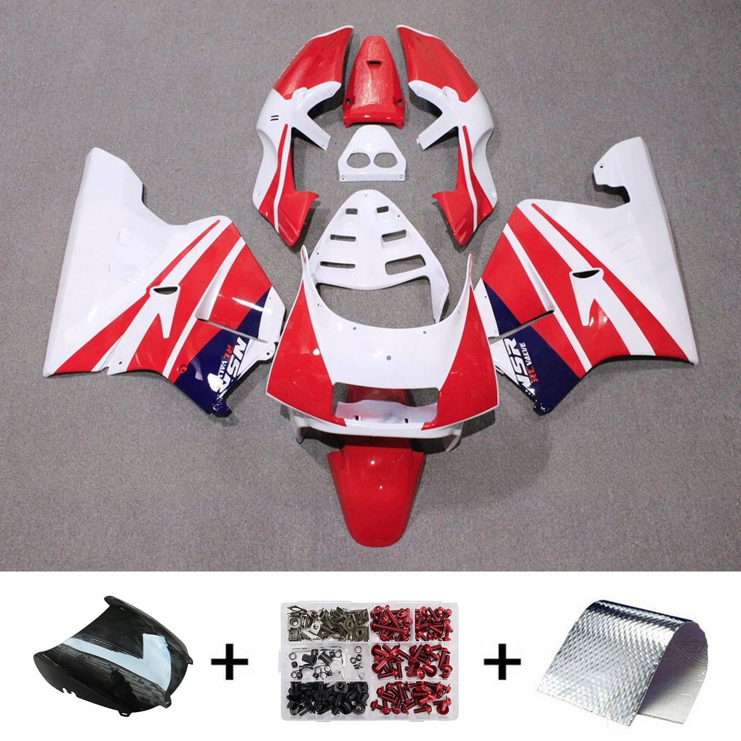 Kit di carene in plastica ABS stampate a iniezione per Honda NSR250 PGM-3 1990-1993