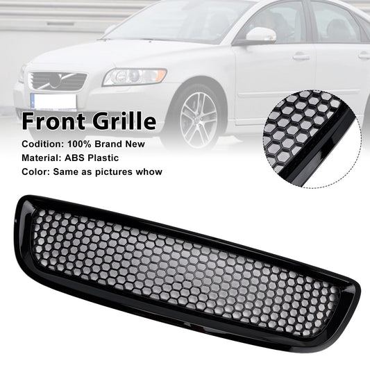 Griglia a nido d'ape per paraurti anteriore nero lucido Volvo S40 V50 2008-2012