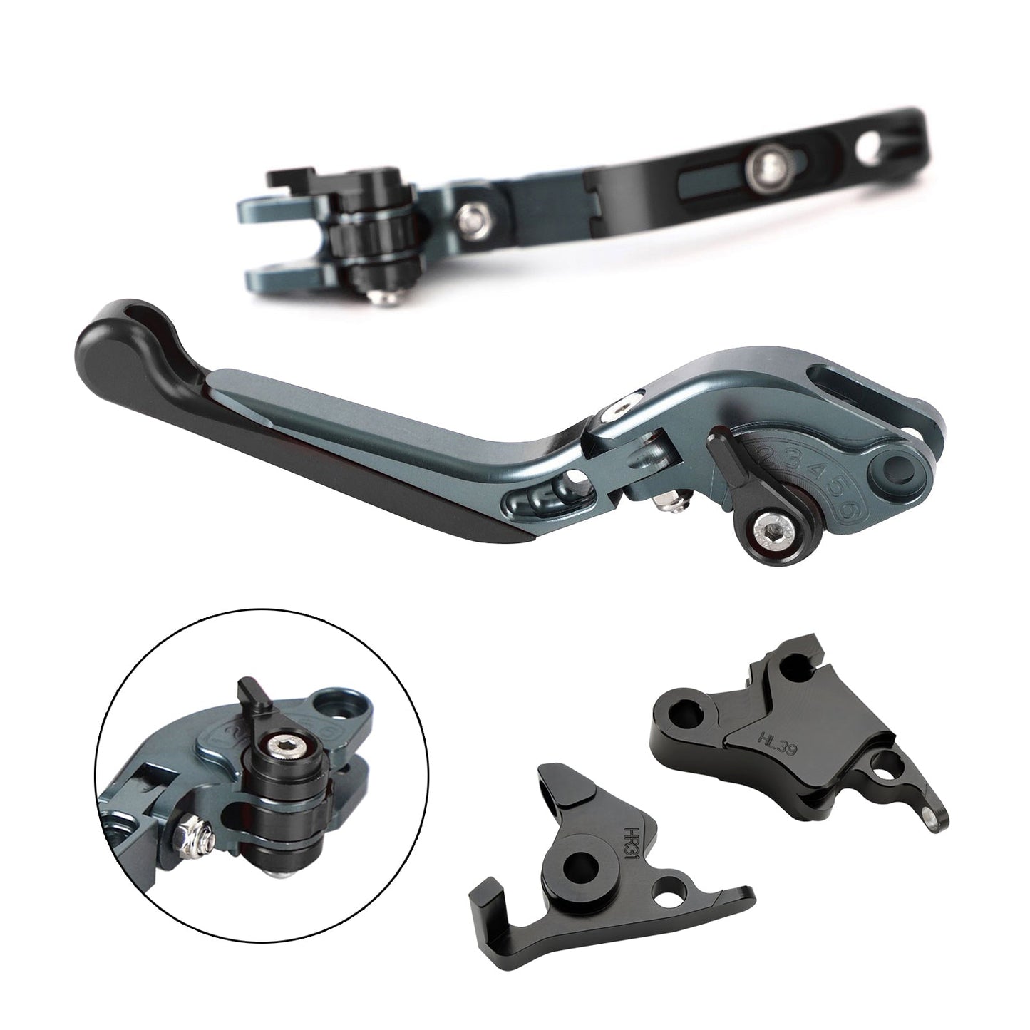 Leva freno frizione regolabile adatta per CFMOTO 450SS 450SR 21-23 450NK 23-24