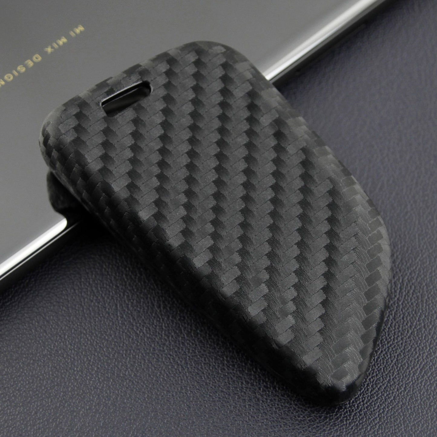 Custodia in similpelle e silicone per chiave auto con fibbia per BMW