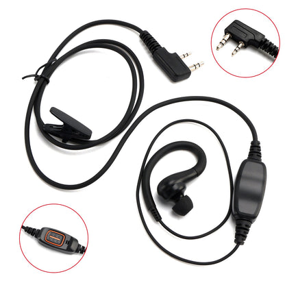 Cuffie con gancio auricolare bicolore K-029 636 per TK-220 TH-F6 RPV516A KG-UVD1P TG-2AT