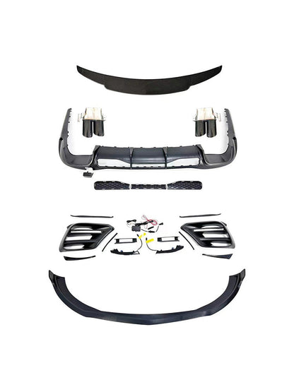 Kit carrozzeria B Style per Mercedes Classe S W223 S450 S500, anni 2021-2023.