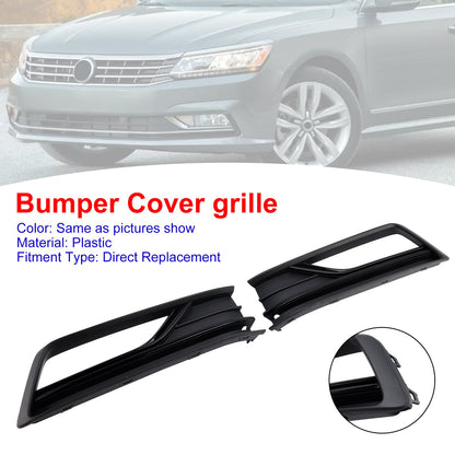 2 pezzi Griglia di copertura per fendinebbia compatibile con VW Passat B8 NMS (auto USA) 2016-2018