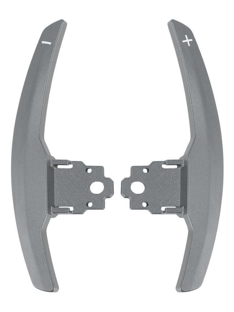 Estensione del cambio al volante per BMW Serie F F30 F31 F32 F10 X3 X5 Grigio alluminio