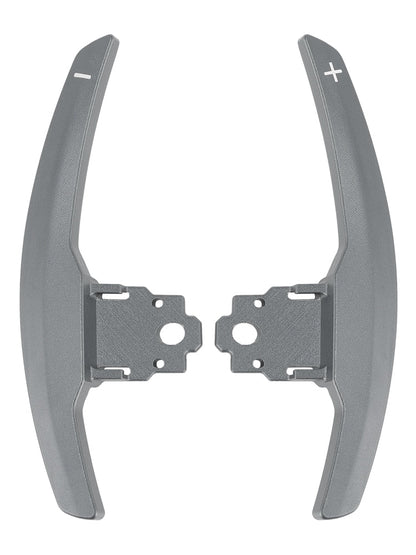 Estensione del cambio al volante per BMW Serie F F30 F31 F32 F10 X3 X5 Grigio alluminio