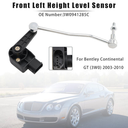 Sensore di livello altezza anteriore sinistro 3W0941285C per Bentley Continental GT (3W0) 03-10
