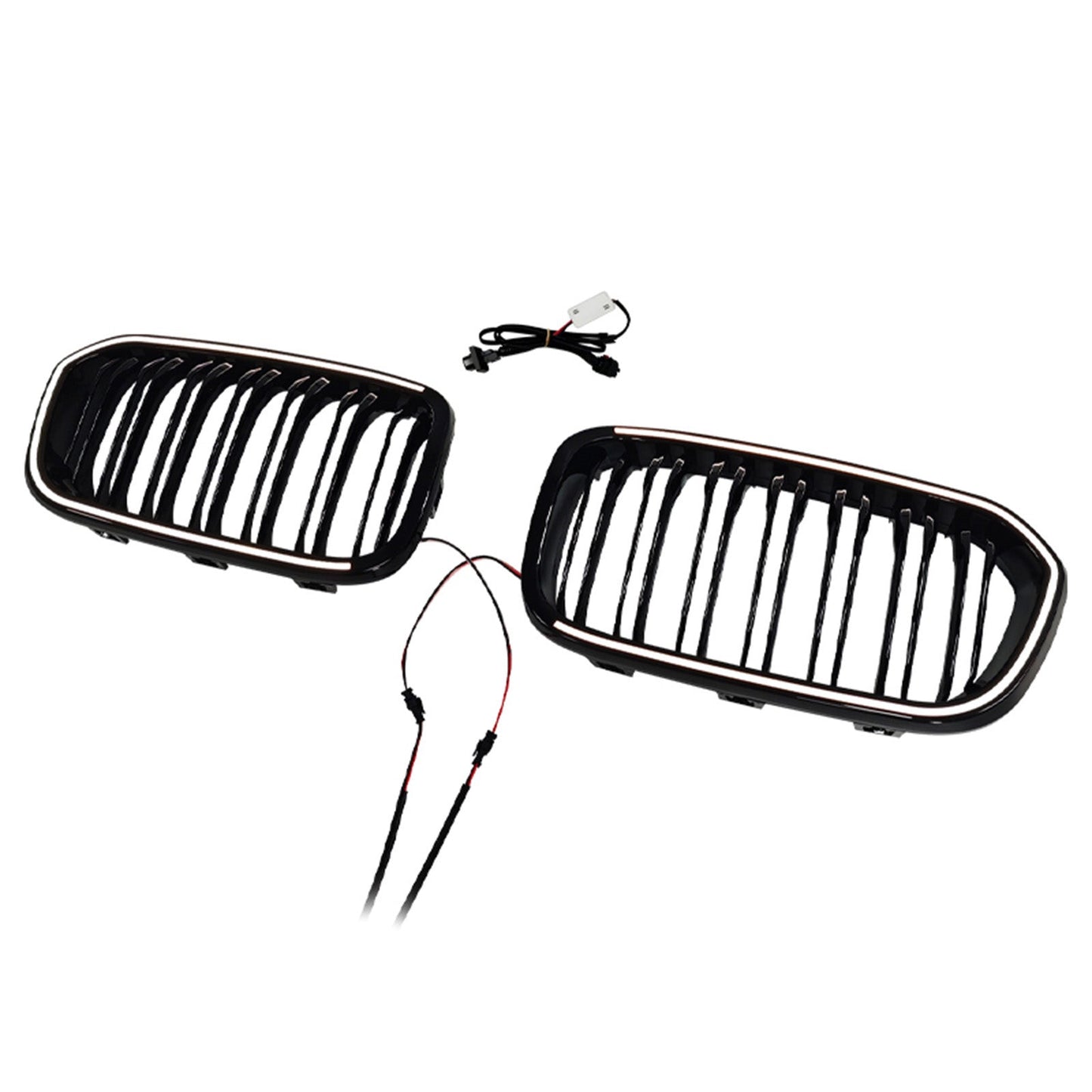 Griglia anteriore a doppio rene nera per BMW Serie 1 F20 F21 2015-2017.